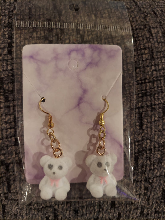 Cute Teddy Bear Earrings